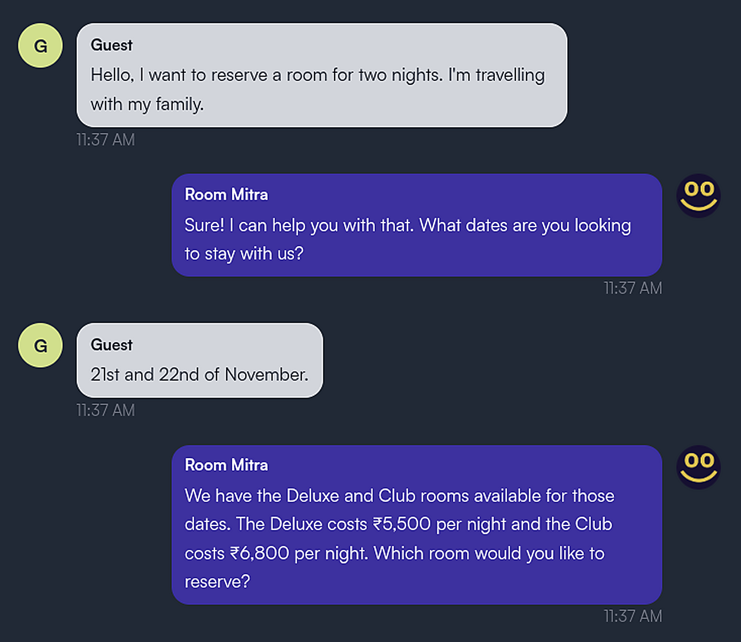 Hotel Enquiries and Call Handling